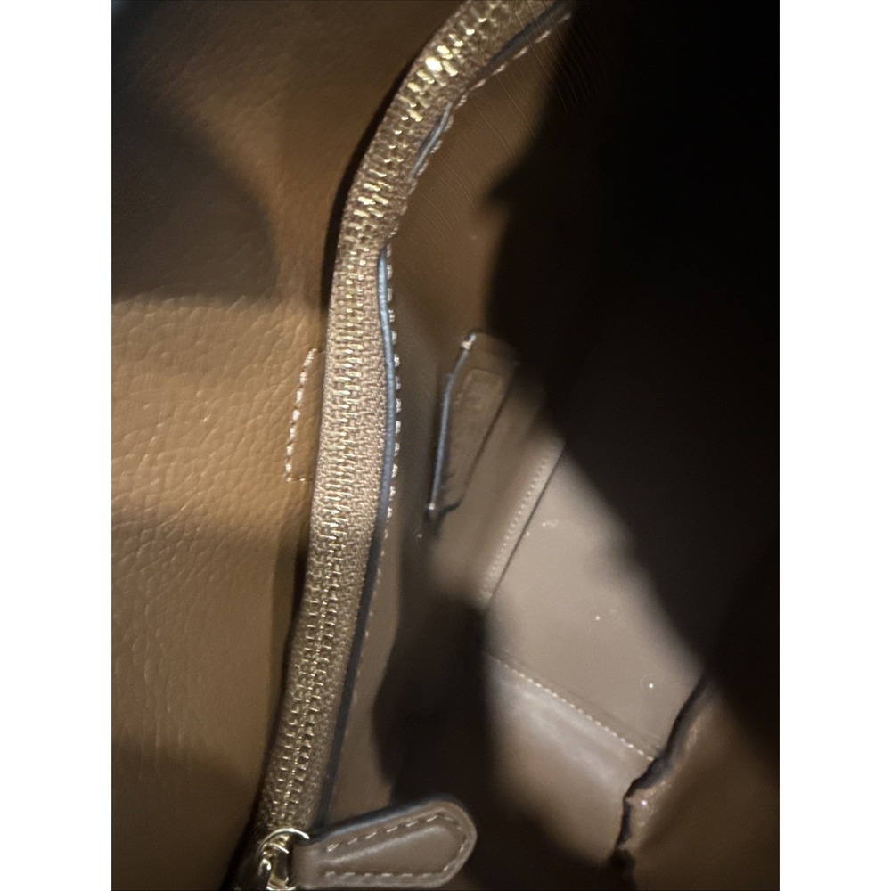 Coach Hadley Convertible Shoulder Crossbody Bag In Suede Sienna - Picture 10 of 13